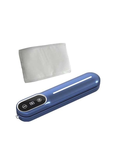 Createtech Vakum Tasarrufu Suntek Paketleyici Mühürleyen Mavi Gıda Ekmek Mg Mavi