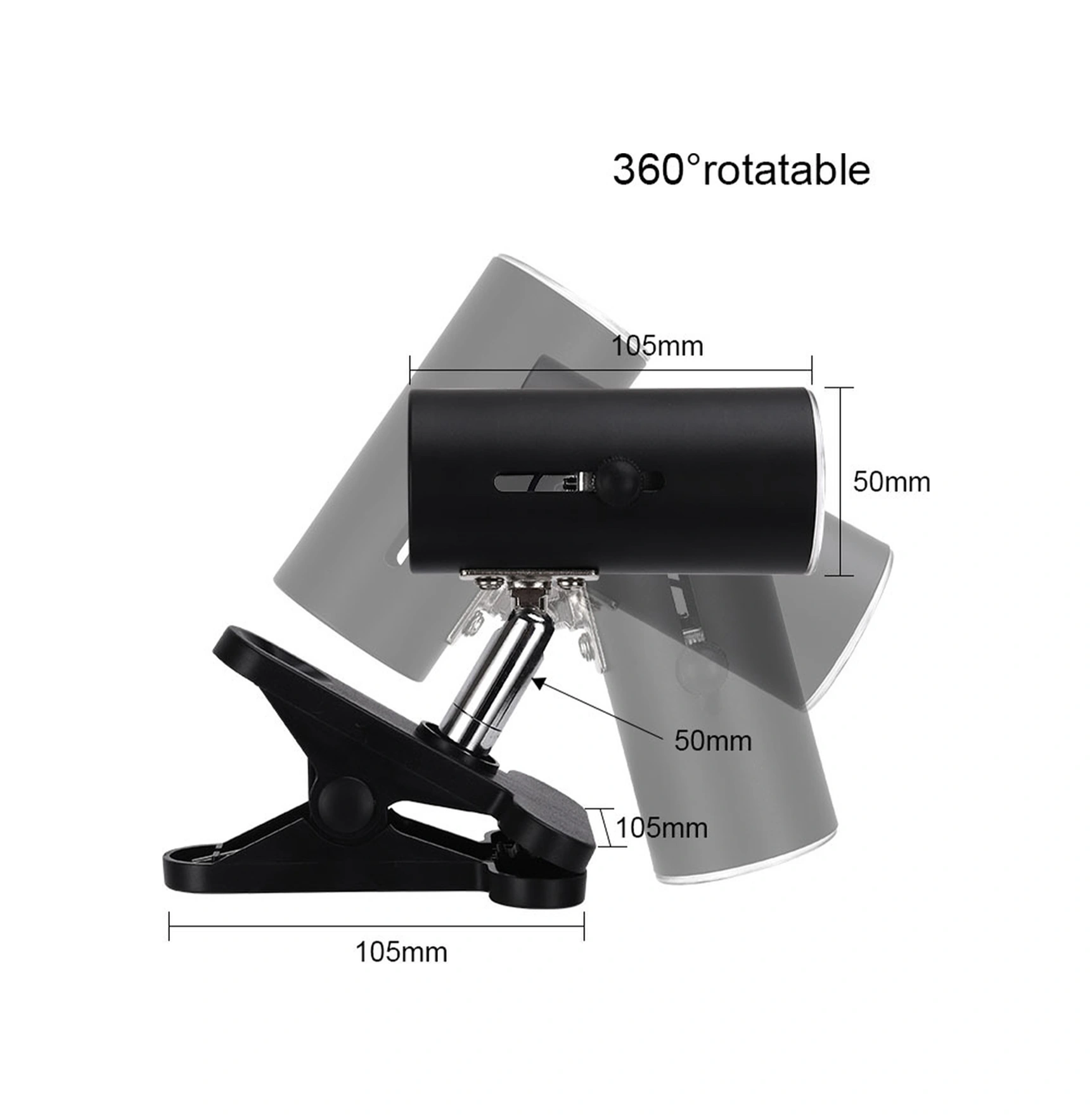 Skycity Sürüngenler İçin Isıtıcı Işık, Güneş Işığı Simülasyonu, E27 Vida, 50w Ampul, Döner Bağlantı, Avrupa Standartı, Siyah Siyah