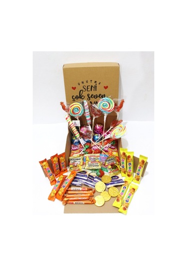 90 Lar Nostaljik Şekerleme Ve Çikolata Hediye Pakedi 6