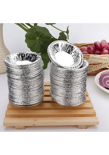 Mufunye 250 Adet Kalın Alüminyum Folyo Tepsi, Yuvarlak Şekil, Profesyonel Pasta Fırınlama, Isı Dayanıklı, Fabrika Direkt Satış Diğer