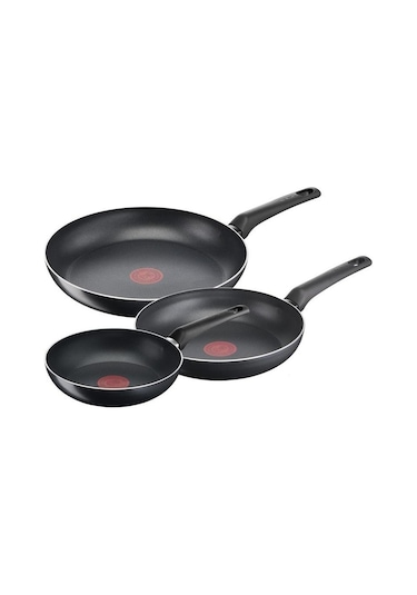 Tefal Titanyum 1X SimpleCook Difüzyon Tabanlı 3'lü Tava Seti