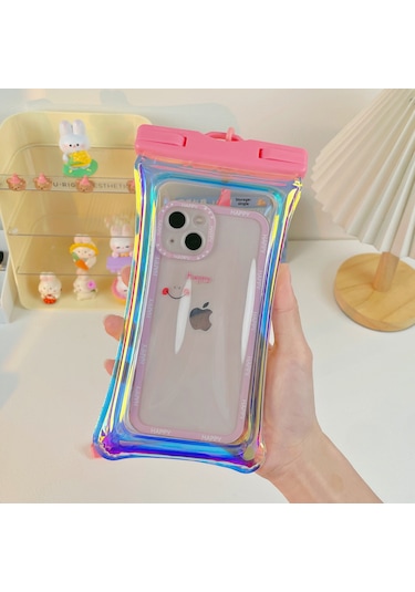 Skycity Yeşil Sarı Tpu Su Geçirmez Telefon Çantası - Yüzme, Dalış, Akşam Yürüyüşü İçin Dayanıklı Ve Şeffaf Koruma Kılıfı Sarı - Yeşil