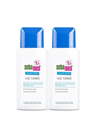 Sebamed Clear Face Yüz Temizleyici Toniği 200ml 2 Li Set