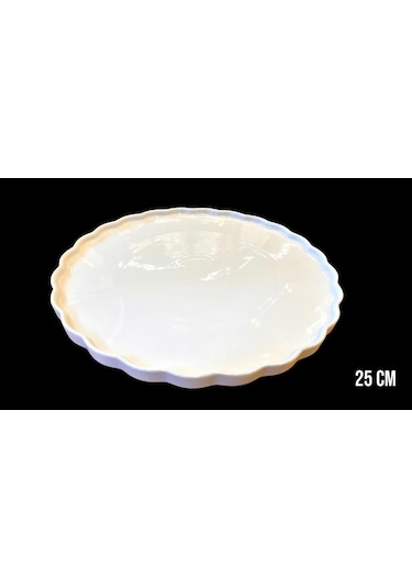 Roy King Twıst Porselen Servis Tabak 25 Cm 1 Adet