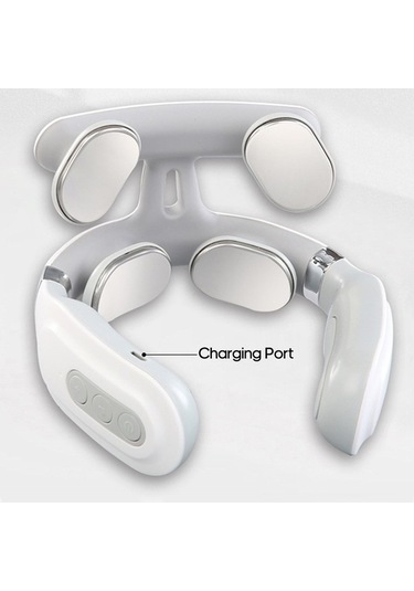 Tysm 4 Kafalı Servikal Masaj Aleti, Usb Şarjlı Beyaz, Novahub Mağazası Beyaz Beyaz