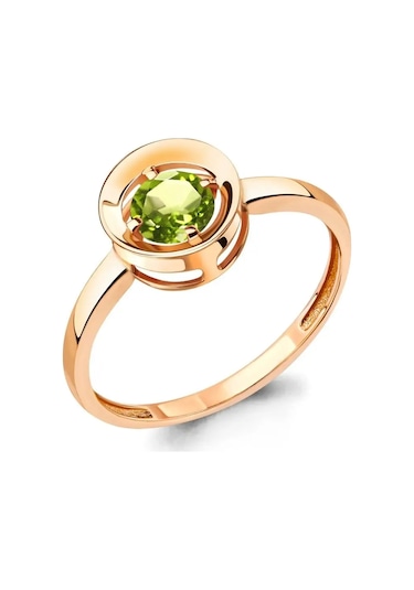 Aquamarıne 925 Ayar Gümüş Ve Doğal Krizolit Yüzük 16147336 Altın