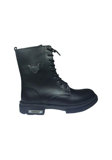 2007 Ortopedikal Hrl1230 Klt Siyah Erkek Bot % 100 Deri Bağcık +fermuarlı
