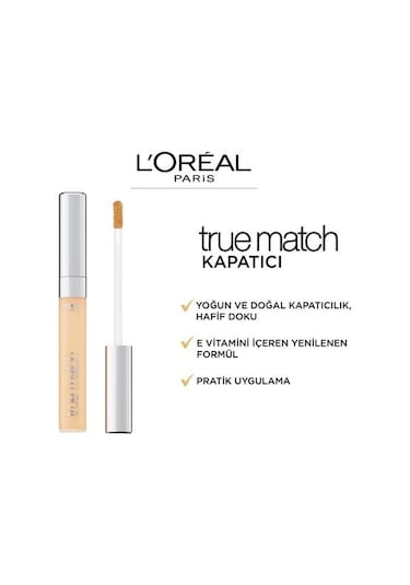 L'Oreal Paris True Match Kapatıcı 7D/W Golden Amber