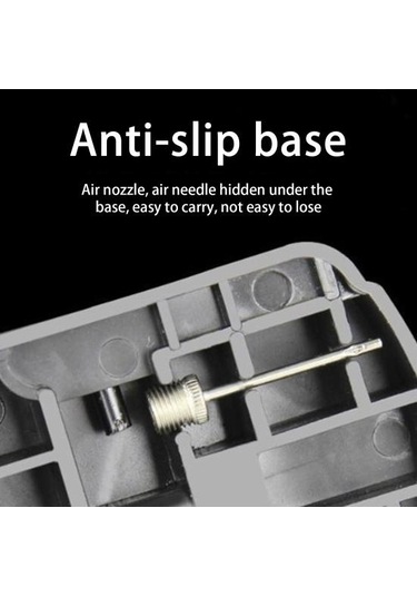 Siyah Kullanışlı Lastik Şişirme Pompası Yüksek Basınçlı Stabil Taban Şişirme