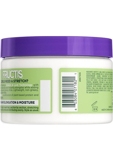 Garnier Fructis Kıvırcık Saçlar İçin Esnek Bukleler Durulanmayan Saç Kremi 301ML