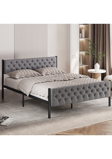 Stil Metal Karyola 150x200 Cm Antrasit Renk 150 x 200 CM
