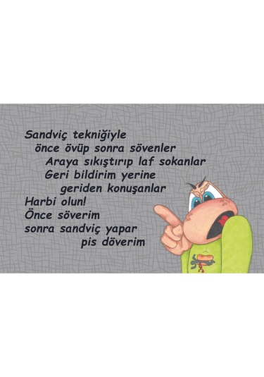 Sandviç Tekniği İş Yeri Paspas Lovebug-t