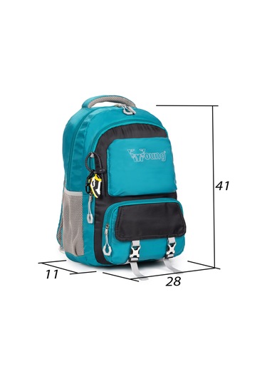 Şehir Hayatına Uyumlu Hafif Okul Sırt Çantası Günlük Kullanımda Maksimum Pratiklik - Mavi MAvi