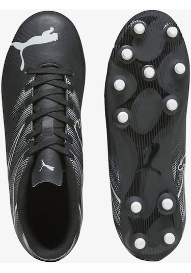 Puma Attacanto Fgag Jr Çocuk Siyah Krampon Çim Zemin 10748001 Siyah