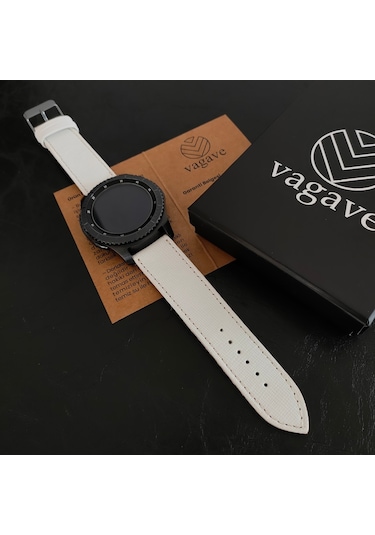 Vagave Samsung Uyumlu Active / Watch / Gear 20 Mm / 22 Mm Deri Kordon (497125572)