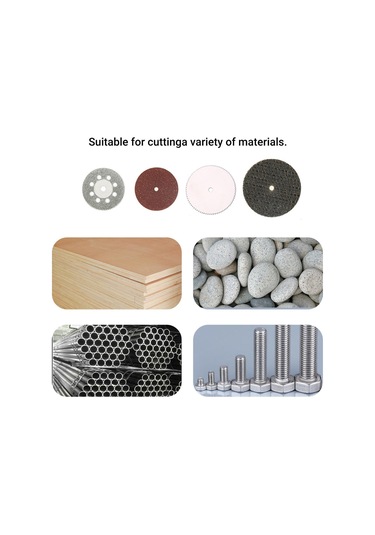 67 Adet Elmas Kesim Diskleri Zımparalama Taşı Hss Daire Testere Bıçağı Ahşap İşleme Metal Mini Matkap Dönme Aracı Aksesuarları