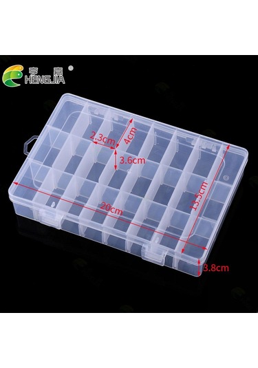 24 Hücre Plastik Balıkçılık Sahte Yemli Olta Takımı Kutusu Saklama Kutusu Taşınabilir Mücadele Çok Fonksiyonlu Organizatör Balıkçılık Kutuları