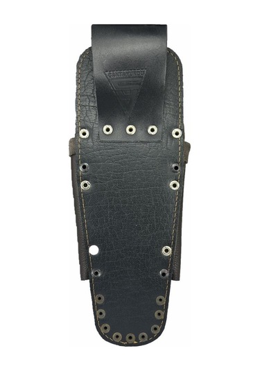 Hakiki Deri Ca101 Elektrikçi Teknisyen Bel Çantası Koyu Kahve Kahverengi