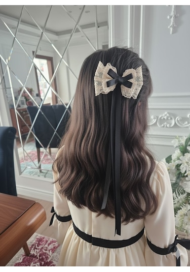 Mini Moonlight 2 Li Saç Tokası Bej