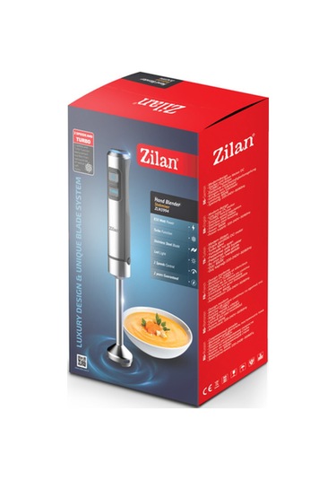 Zilan Zln3994 Paslanmaz Çelik Bıçaklı Dikey El Blender