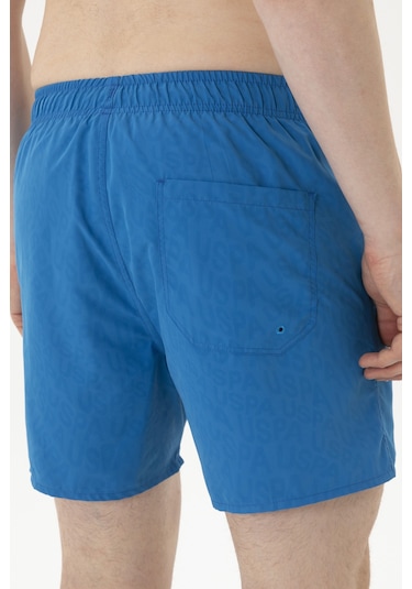 U.s. Polo Assn. Erkek Saks Deniz Şortu 50282943-vr045 Sax