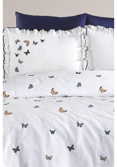 Nazik Home Laura Krem Nevresim Takımı ÇK Krem