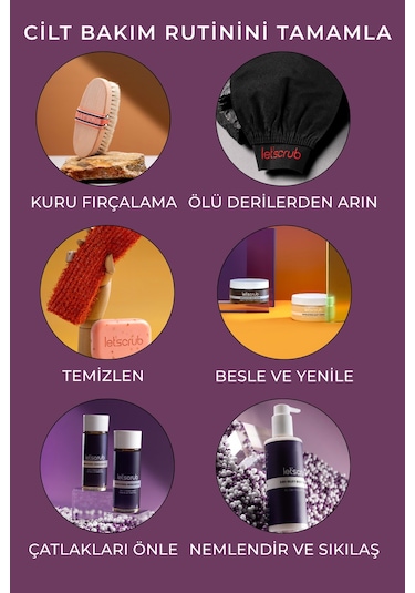 Let'scrub Doğal At Kılı Selülit Fırçası