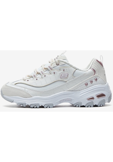 Skechers D'lites Kadın Sneakers - Beyaz 149267 WLV Beyaz