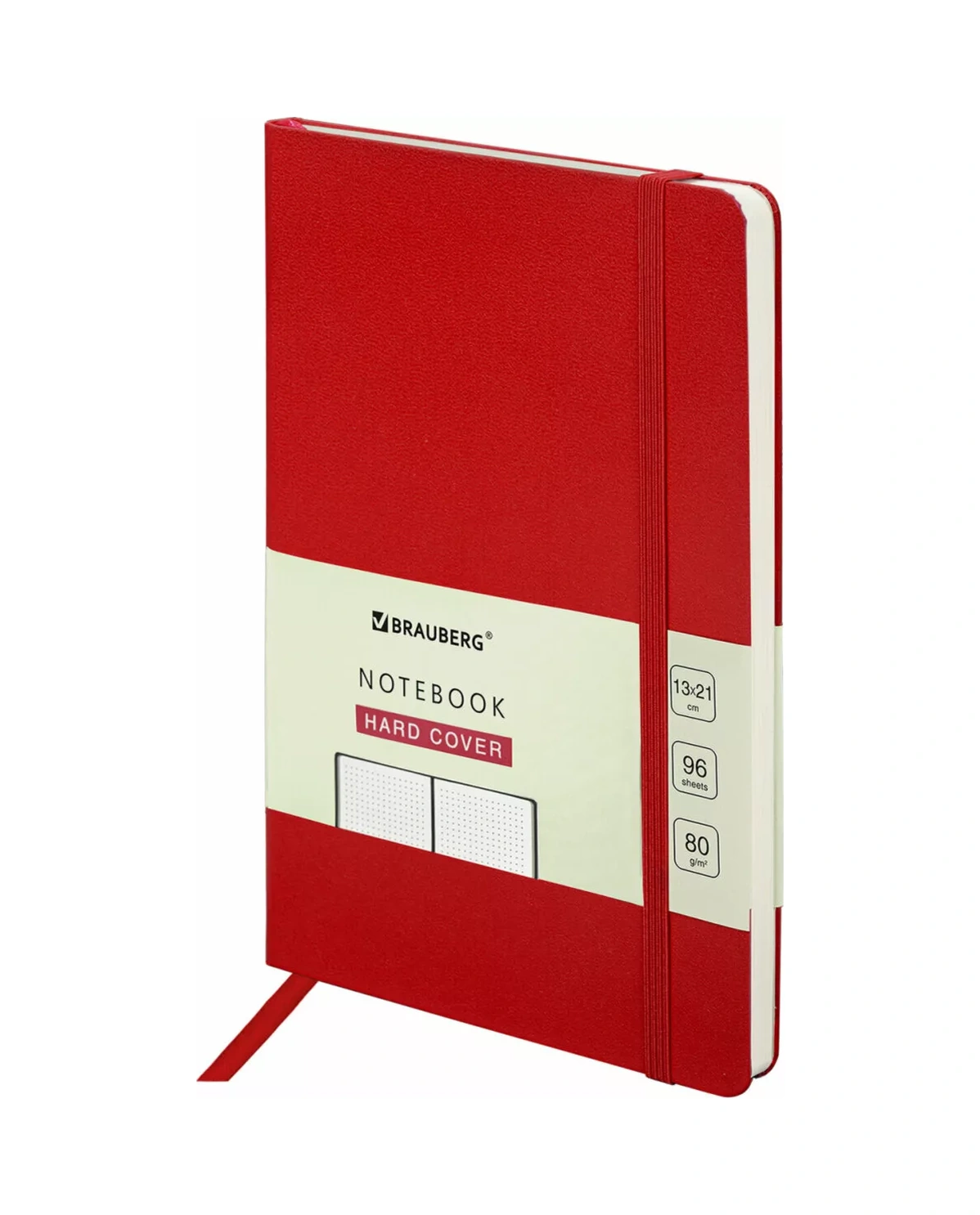 Brauberg 130x210 Mm Nokta Kâğıdı Bloknot Defter 55591104 Kırmızı