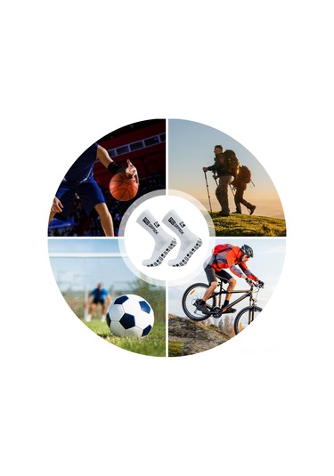 Vkemall 5 Çift Futbol Çorabı - Yüksek Elastik, Kaymazsız Tutuş, Nem Emici Ve Konforlu Beyaz Beyaz