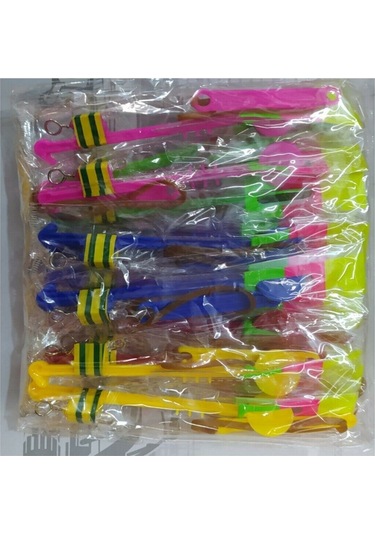 Star Işıklı Pervaneli Sapan 12 Adet Kara Toys Stf-01 Işıklı Sapan