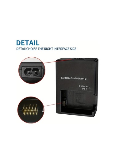 Xuweiwei Edkyo Mh 24 Eu Kamera Şarj Cihazı En El14 Enel14a Pil Nikon P7000 P7100 P7700 P7800 D5100 D5200 D5300 D5500 D5600 D3100 D3200 D3300 D3500