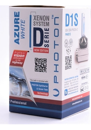 Photon D1S Xenon Ampul 6000K +%50 Fazla Işık Ph4513