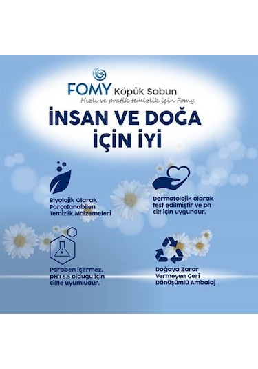 Fomy Classic Köpük El Sabunu 9 x 1 L + Dispenser