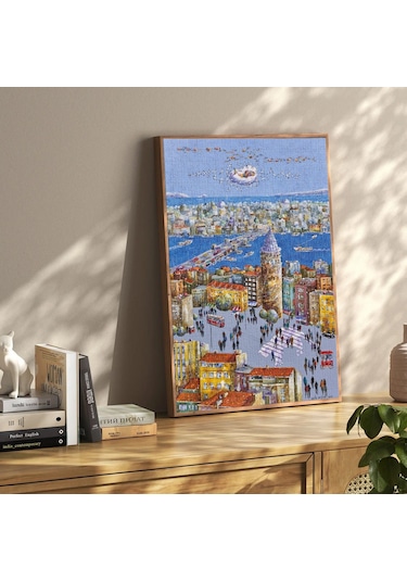 Ks Games 500 Parça Galata Kulesi Puzzle - Gafur Uzuner