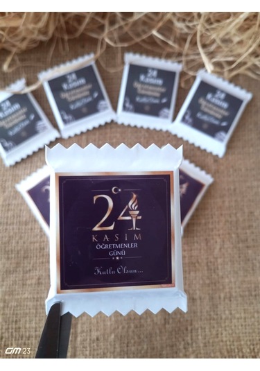 Farklı Market 24 Kasım Öğretmenler Günü Hediyesi Özel Kesimli Çikolata 20 Adet