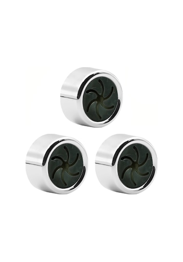 Leezsing Abs Materyal Duvar Tipi Havlu Tutucu, Silikon Pençeli Spiral Tasarım, Çift Kurulum Seçeneği 3 Adet Gümüş