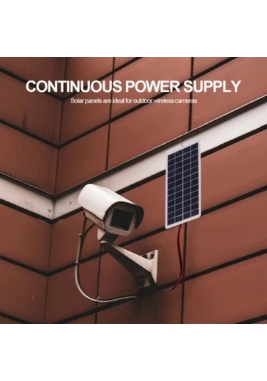 Besthome1 Dream011 Dairesel Dc İle Yeni Araç Şarj Cihazı Telefon Vantilatör Seyahat Kamp Güneş Paneli 10w 12v