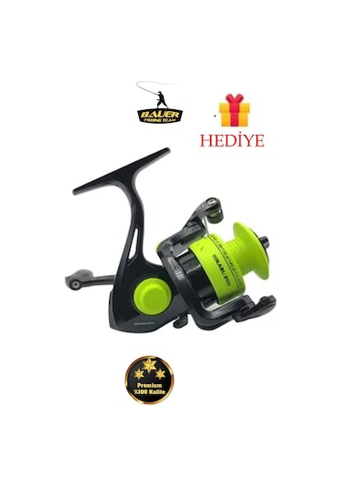 Bauer Hıkaru 200 Lrf & Spin Olta Makinesi 5 Bilye