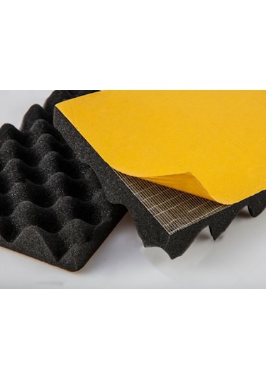 Türkeli Akustik Yumurta Sünger 40 Dns 15 MM 50 x 50 CM Bantsız