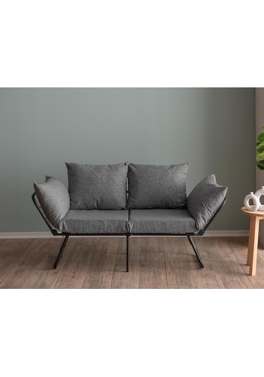 Pafu Viper İkili Katlanır Yataklı Koltuk Keten Açık Gri