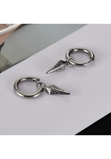 Sones Opk Ge933 1 Çift Kişiselleştirilmiş Vintage Paslanmaz Çelik Küpe Çok Renkli