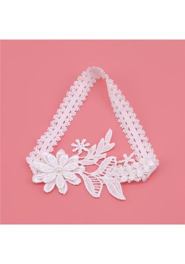 Düğün Jartiyer Nakışı Çiçekler Seksi Jartiyerler Kadın Kadın Gelin Uyluk Halkası Dantel Bacak Halkası Döngü Beyaz