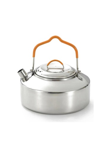 Mufunye Kamp Su Kaynağı, Taşınabilir Çay Kahve Kazanı - Paslanmaz Çelik, Kolcu Çok Renkli