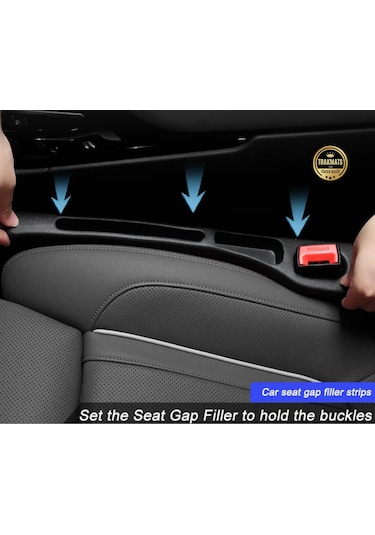 Volkswagen Passat B8 2015-2016-2017-2018-2019 Araba Koltuk Arası Boşluk,doldurucu,organizer , İki Adet Siyah Araç İçi,düzenleyici