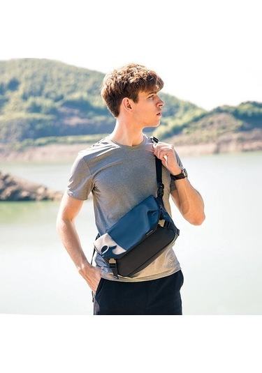 Prestigegoods Mark Ryden Mr8109 Oxford Omuz Çantası - Erkek Öğrenci Dostu Postacı Çantası Siyah