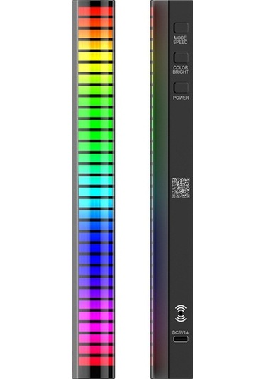 Novahub Bluetooth Araç Işığı - Sesle Etkinleşt. Usb Müzik Ritim Led Çubuğu, İndüksiyonlu Rgb Pikap Aydınlatma, Kullanışlı Ve Dayanıklı, Dahi