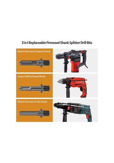 Pazly Yüksek Karbon Çelik 3'lü Ahşap Matkap Ucu Seti - 50mm Keskin Uçlu, Elektrikli Matkap İçin