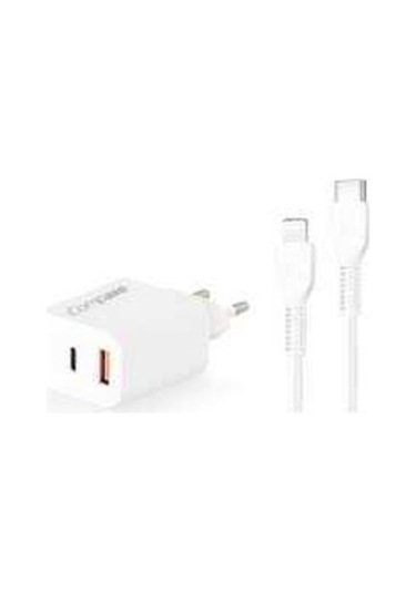 Compaxe Type-c Ve Usb Girişli + Type-c Lightning Şarj Kablolu Set Cta-350tı