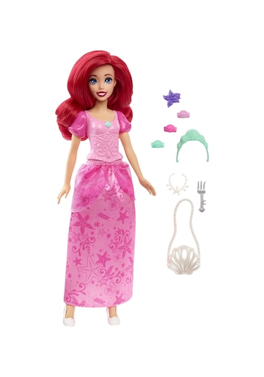 Disney Prenses Ariel ve Aksesuarları HLX34